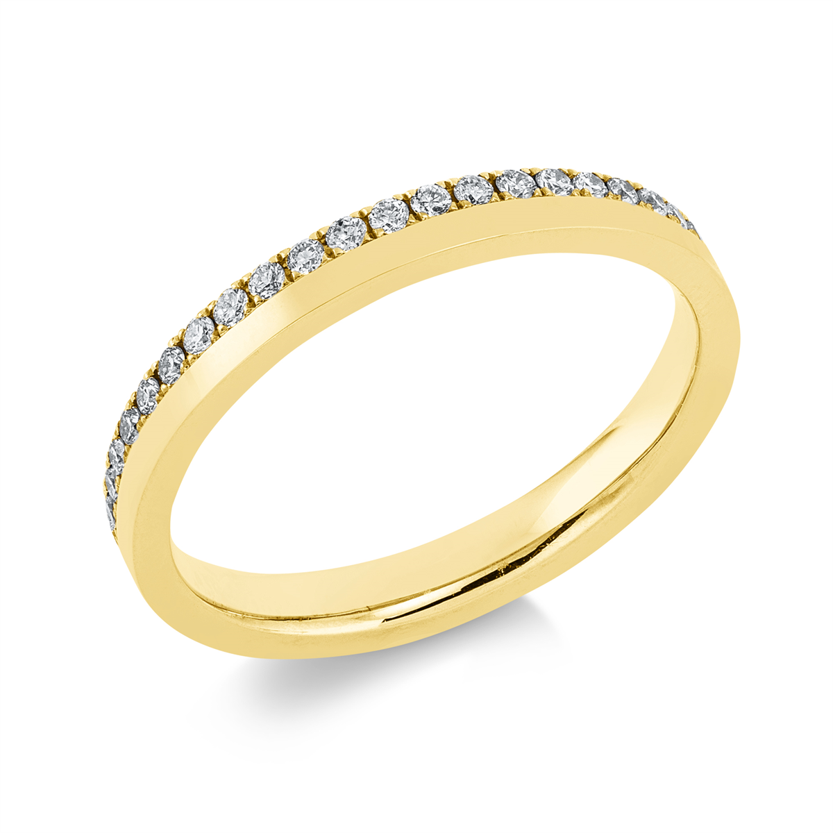 Ring  18kt Gelbgold mit 0,36ct Diamanten