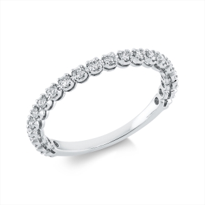 Memoire halb Ring  18kt Gelbgold mit 0,34ct Diamanten