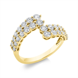 Ring  18kt Gelbgold mit 1,59ct Diamanten