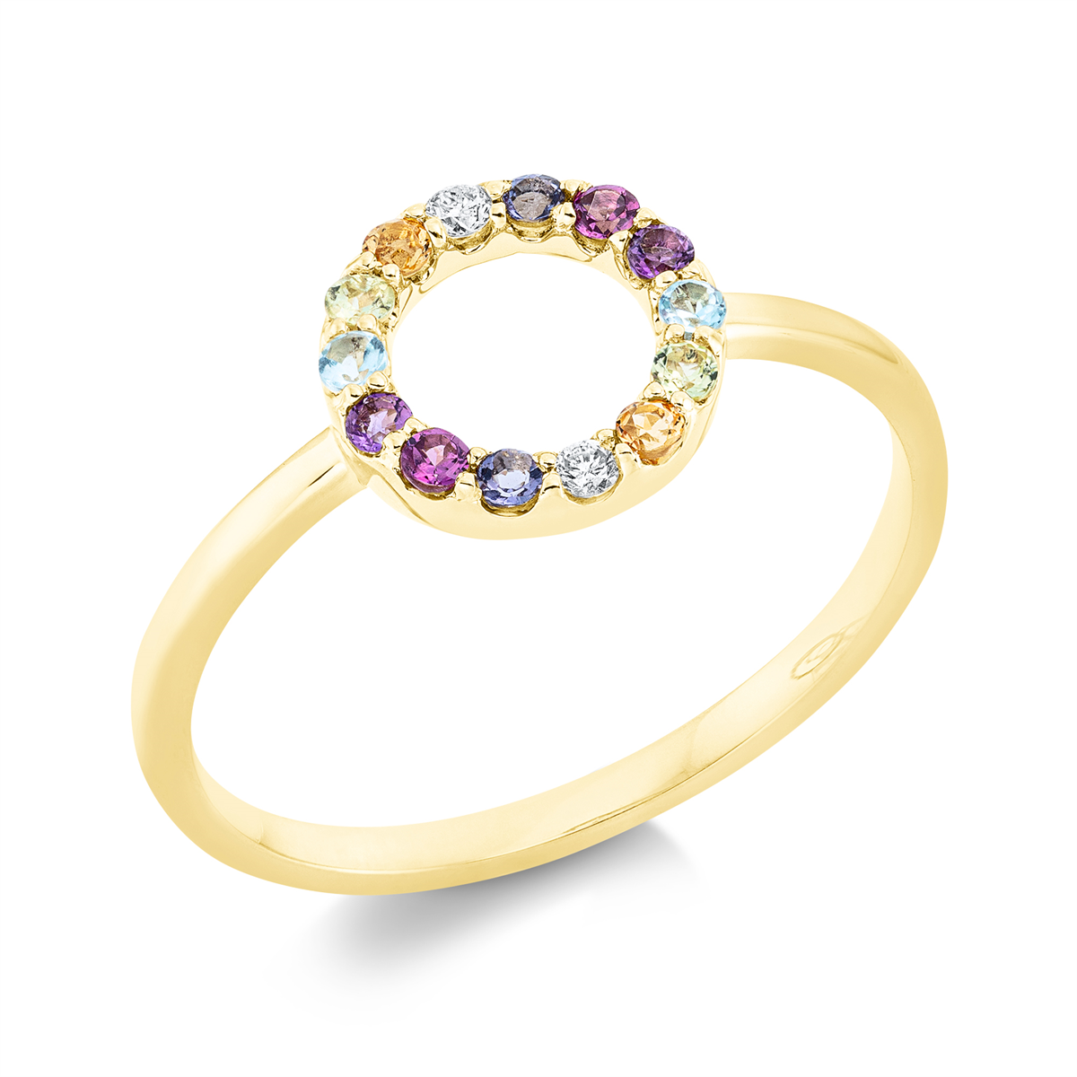 Ring 18 kt GG Kreis