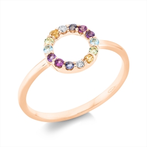 Ring 18 kt GG Kreis