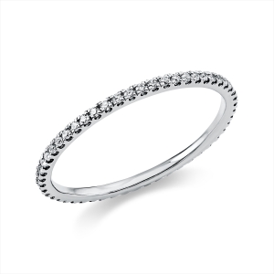 Infinity Memoire Ring  14kt Gelbgold mit 0,21ct Diamanten