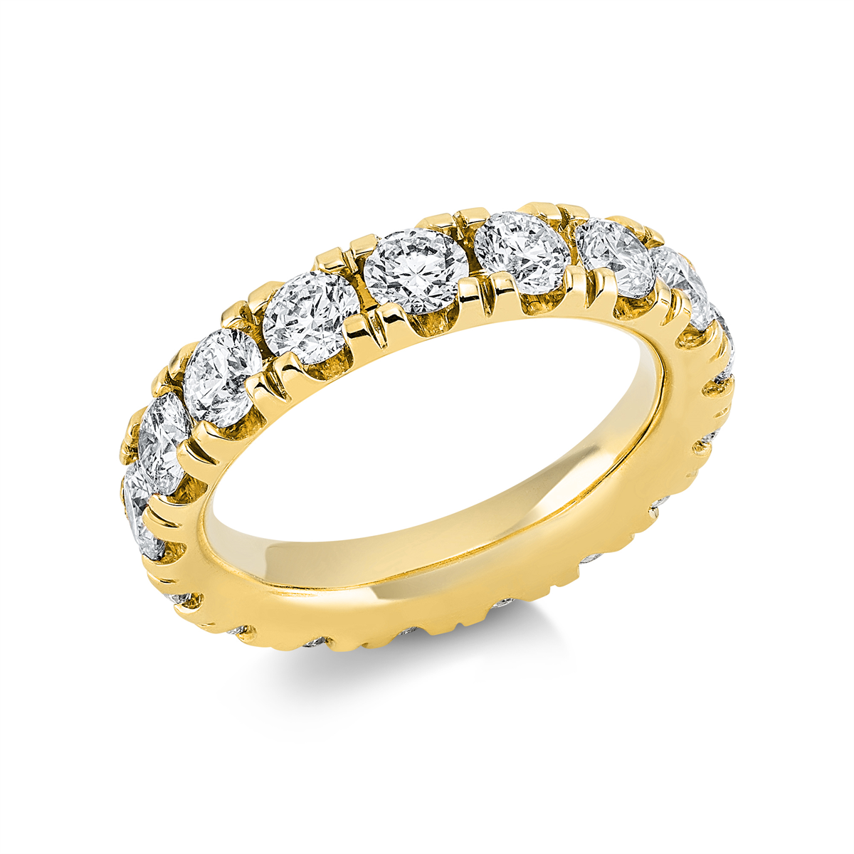 Infinity Memoire Ring  18kt Gelbgold mit 4,70ct Diamanten