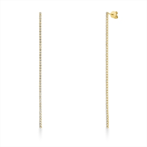 Ohrschmuck  18kt Gelbgold mit 1,20ct Diamanten