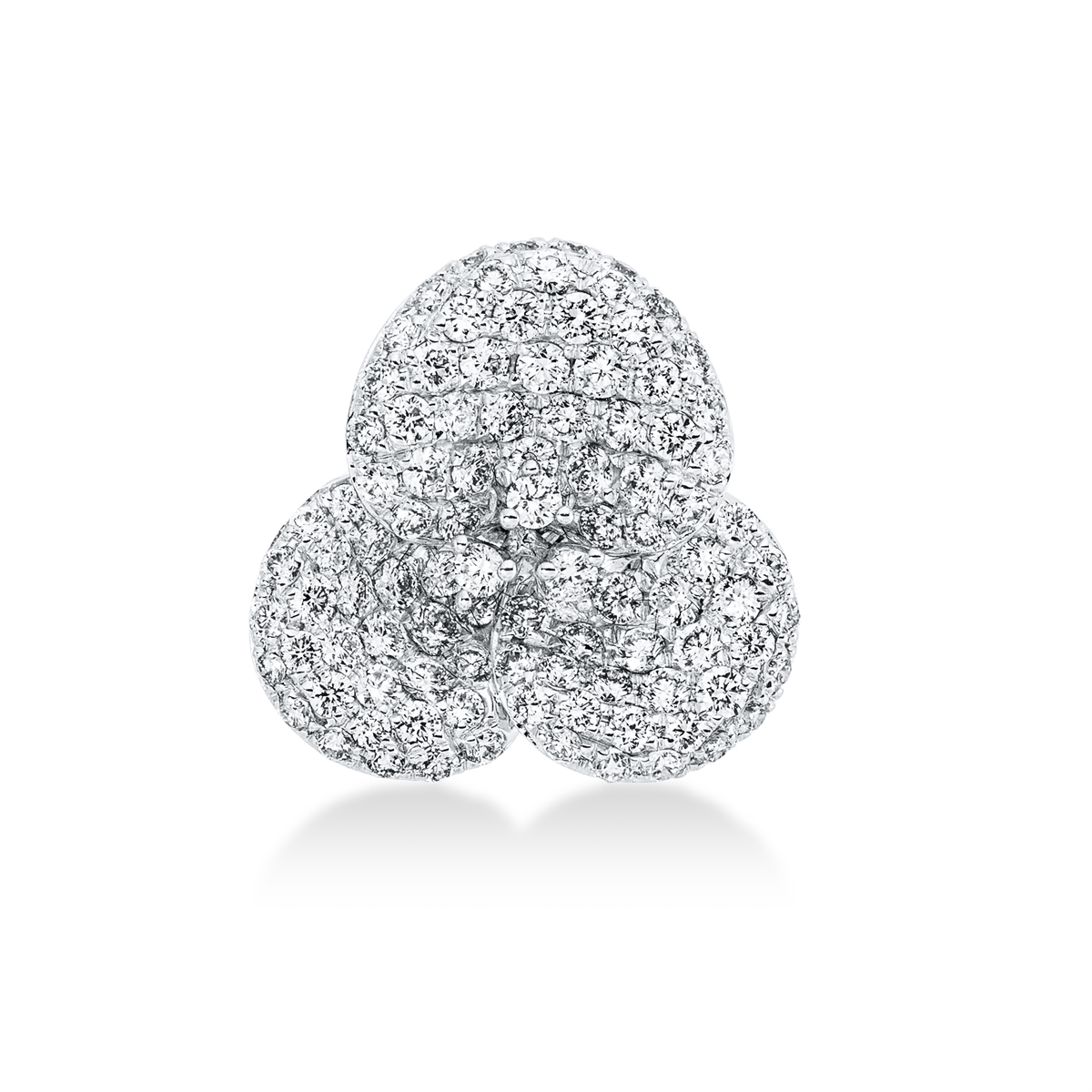 Pavé Anhänger  18kt Weißgold mit 1,03ct Diamanten