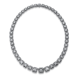 Collier  18kt Weißgold mit 22,64ct Diamanten