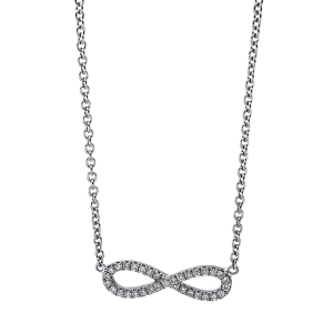 Collier 18 kt GG Infinity, mit ZÖ 40 cm + 42.5 cm