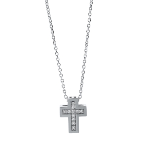 Collier 18 kt GG Kreuz