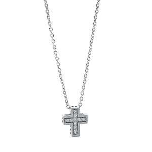 Collier 18 kt GG Kreuz