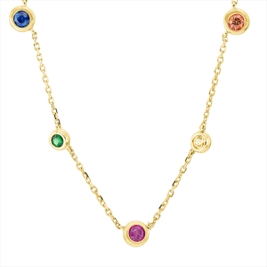 Collier Zarge 18 kt GG, mit ZÖ 40,6 cm & 43,2 cm