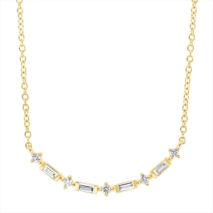 Collier 18 kt GG, mit ZÖ 38cm,40,6cm,43,2cm