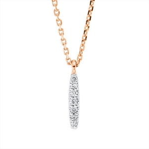 Collier 18 kt GG, mit ZÖ 42 cm