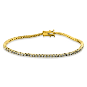 Tennisarmband  18kt Gelbgold mit 2,03ct Diamanten