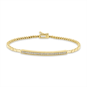 Armband  18kt Gelbgold mit 0,36ct Diamanten