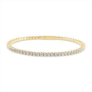 Armreif  18kt Gelbgold mit 2,89ct Diamanten