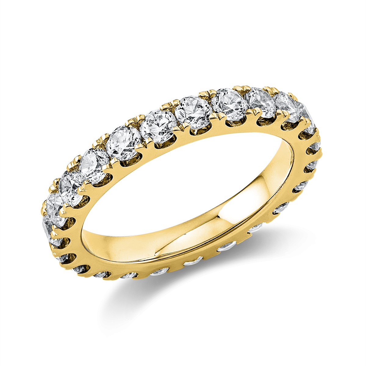 Infinity Memoire Ring  14kt Gelbgold mit 1,87ct Diamanten