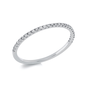 Memoire halb Ring  18kt Gelbgold mit 0,13ct Diamanten