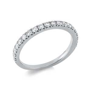 Memoire halb Ring  18kt Gelbgold mit 0,58ct Diamanten