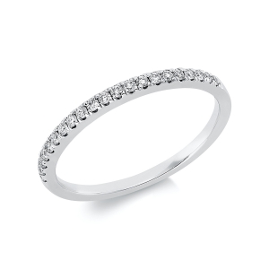 Memoire halb Ring  18kt Gelbgold mit 0,16ct Diamanten