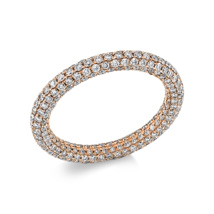 Pavé Ring  18kt Gelbgold mit 1,91ct Diamanten