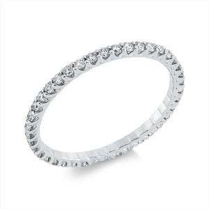 Infinity Memoire Ring  18kt Weißgold mit 0,51ct Diamanten