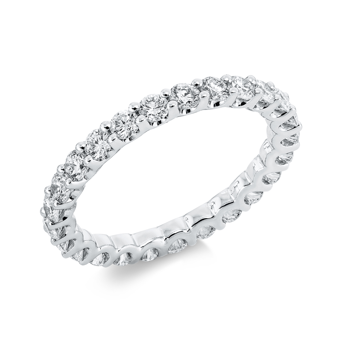 Infinity Memoire Ring  18kt Weißgold mit 1,40ct Diamanten