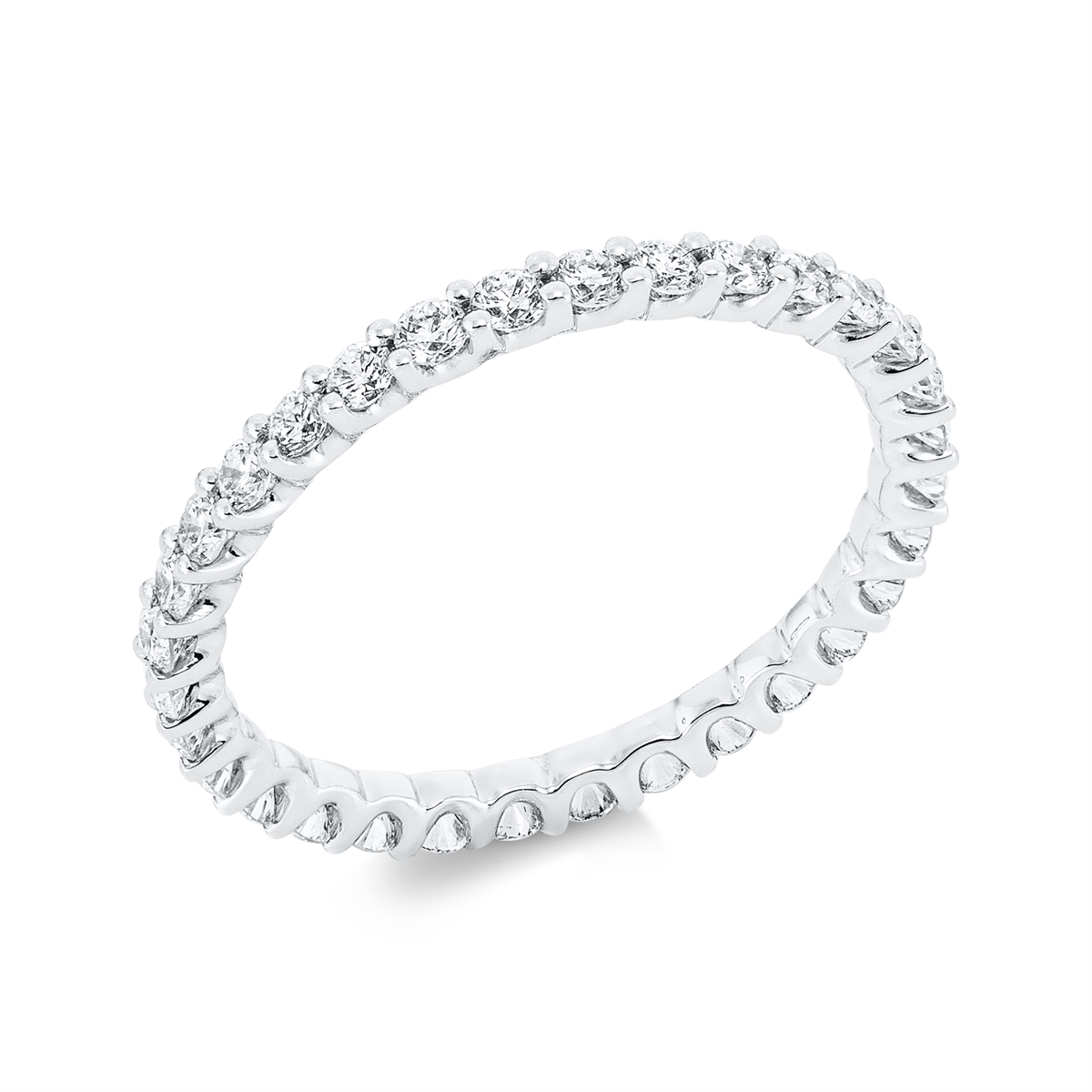 Infinity Memoire Ring  18kt Weißgold mit 0,71ct Diamanten