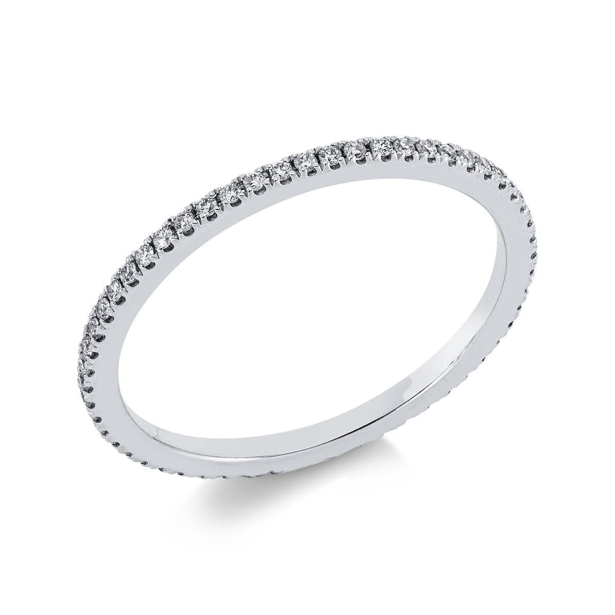 Infinity Memoire Ring  18kt Weißgold mit 0,21ct Diamanten