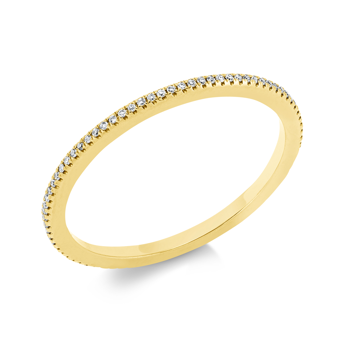 Infinity Memoire Ring  18kt Gelbgold mit 0,11ct Diamanten