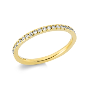 Infinity Memoire Ring  18kt Gelbgold mit 0,37ct Diamanten