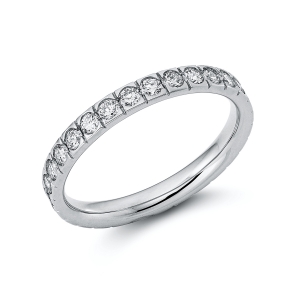 Infinity Memoire Ring  14kt Weißgold mit 1,24ct Diamanten