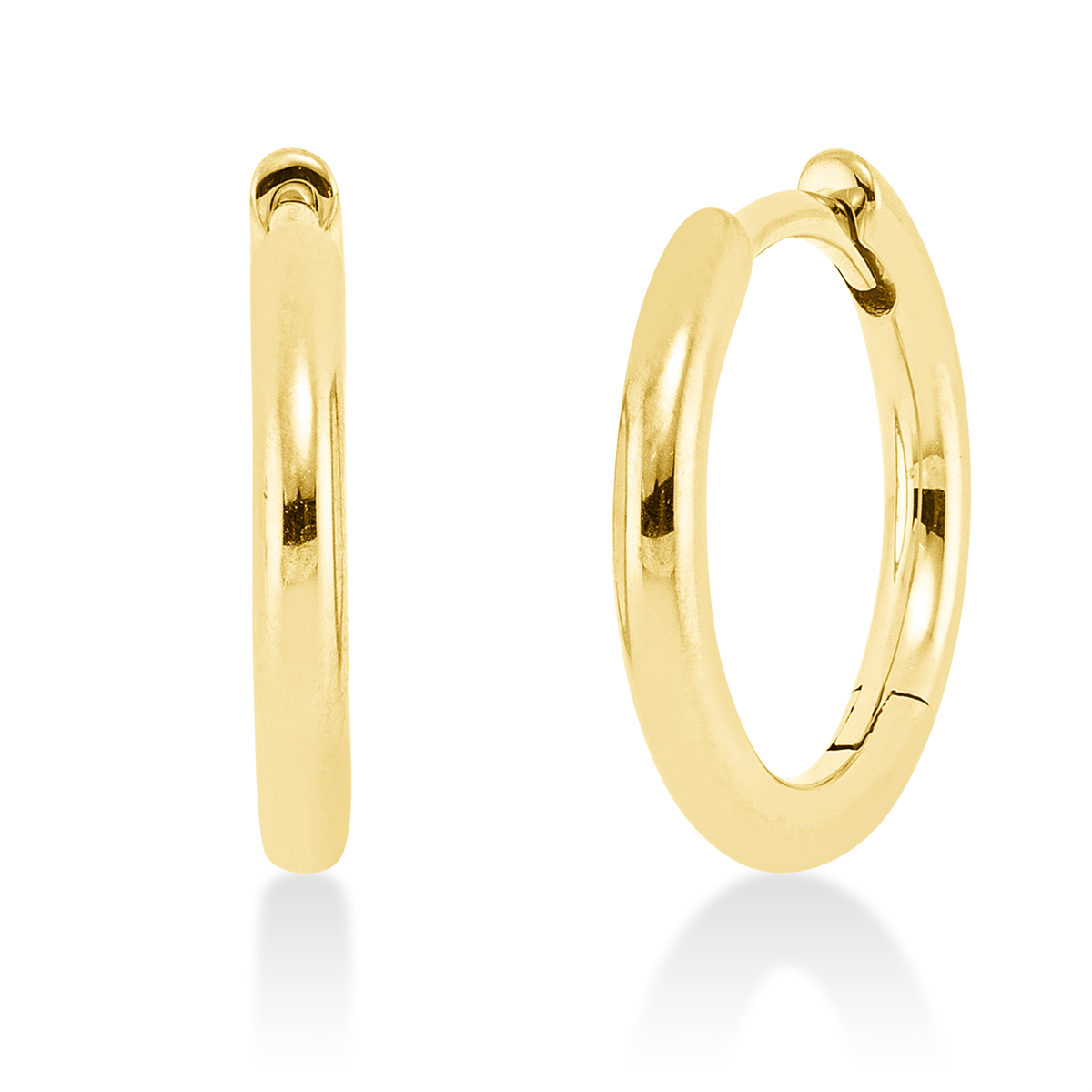 Creolen  18kt Gelbgold mit 0,00ct Diamanten