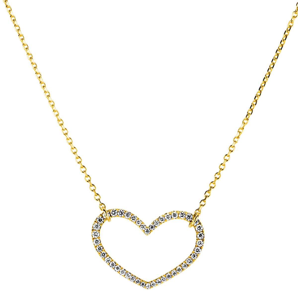 Collier 18 kt GG Herz