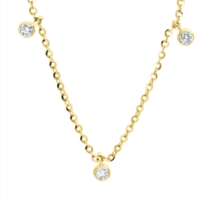 Collier Zarge 14 kt GG