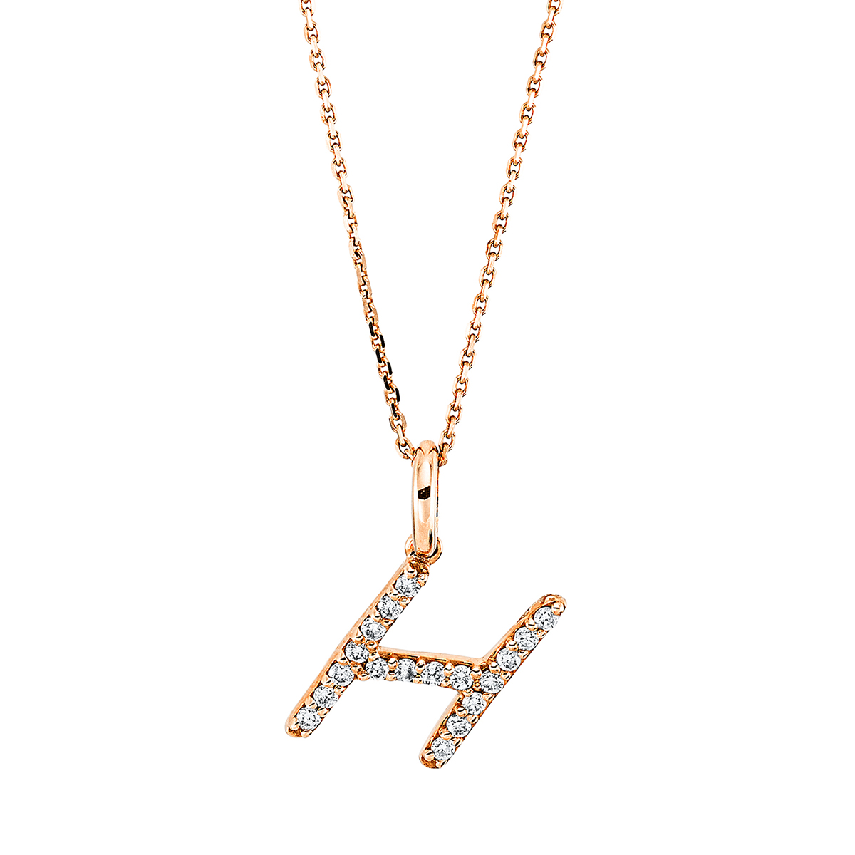 Collier 18 kt RG H