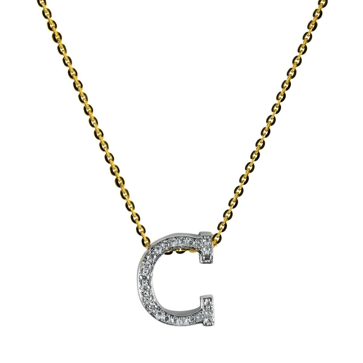 Collier 18 kt GG+WG C