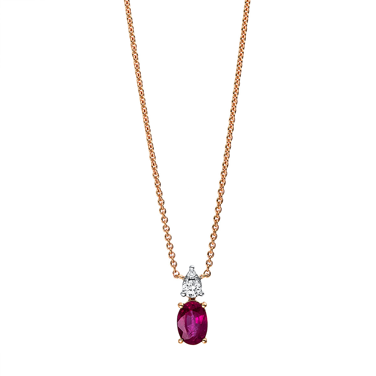 Collier 18 kt RG