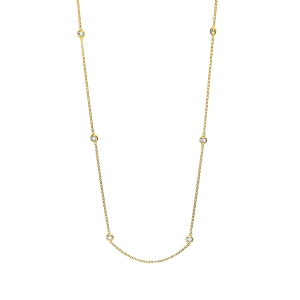 Collier 18 kt GG, mit ZÖ 42.5 cm