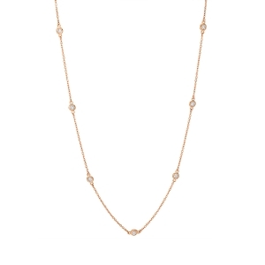 Collier 18 kt RG