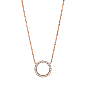 Collier 18 kt GG Kreis