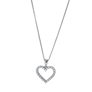 Collier 18 kt GG Herz