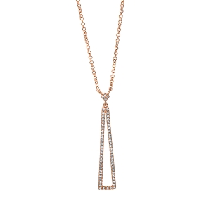 Collier 18 kt RG