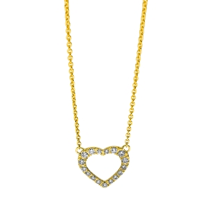 Collier 18 kt GG Herz