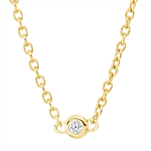 Collier Zarge 18 kt GG, mit ZÖ 42 cm