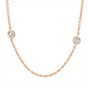 Collier 18 kt RG