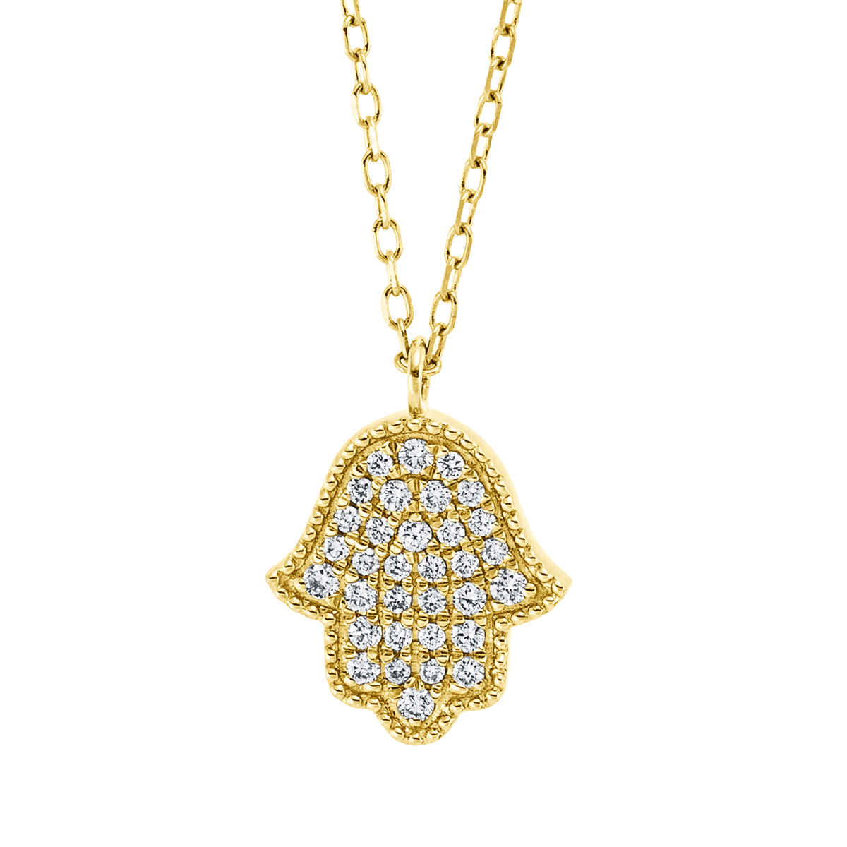 Collier 14 kt GG Hand, mit ZÖ 40,6 cm + 43,2 cm