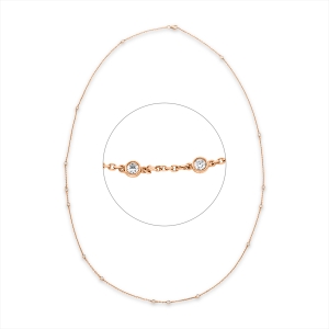 Collier 18 kt GG