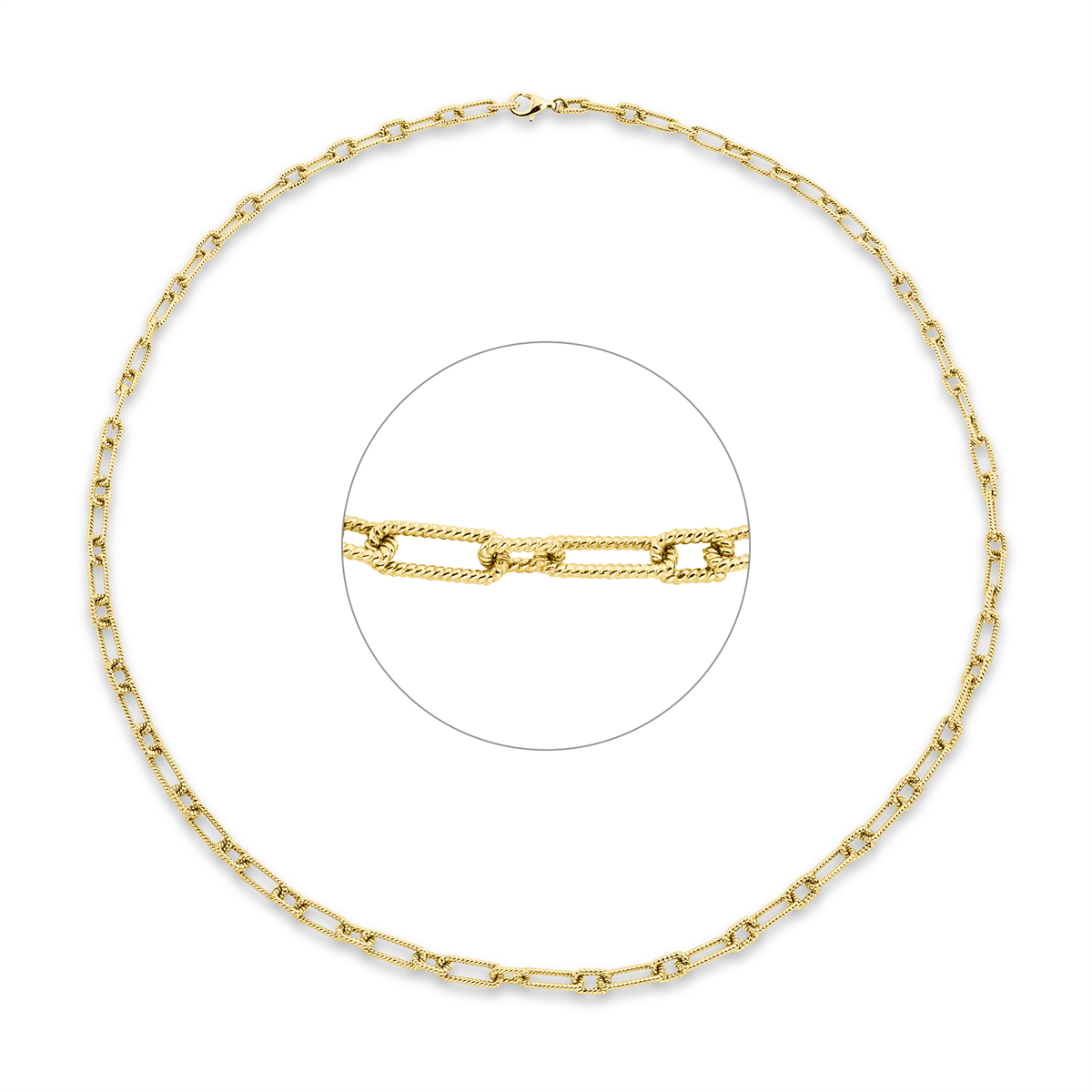 Collier  18kt Gelbgold mit 0,00ct Diamanten