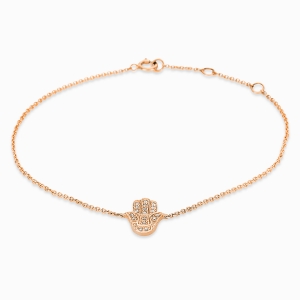 Armband 18 kt RG Hamsa