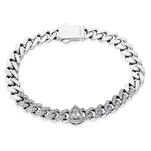 Armband 18 kt WG Tropfen